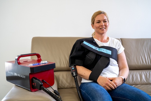 Schultermanschette Anlegen